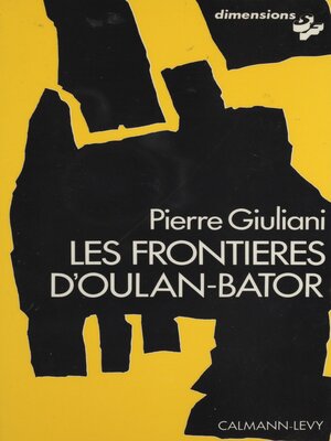 cover image of Les Frontières d'Oulan-Bator